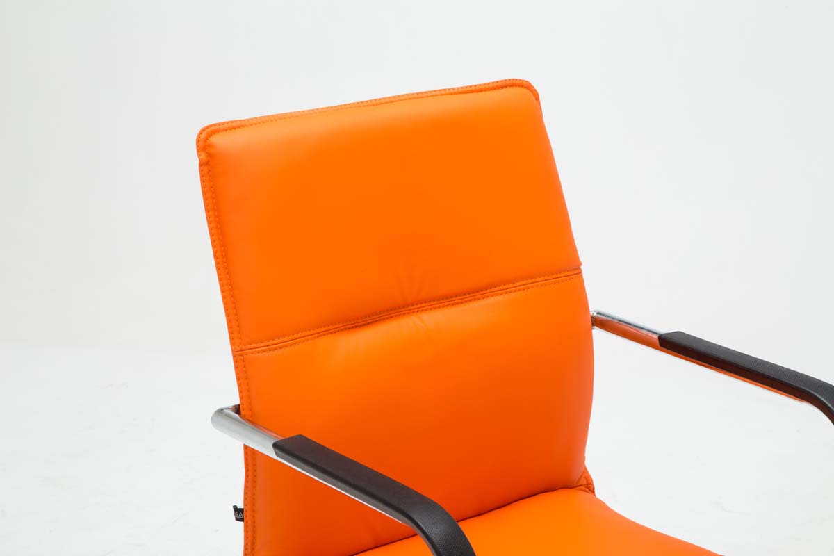 Silla Seattle en Estilo Cantiléver Naranja