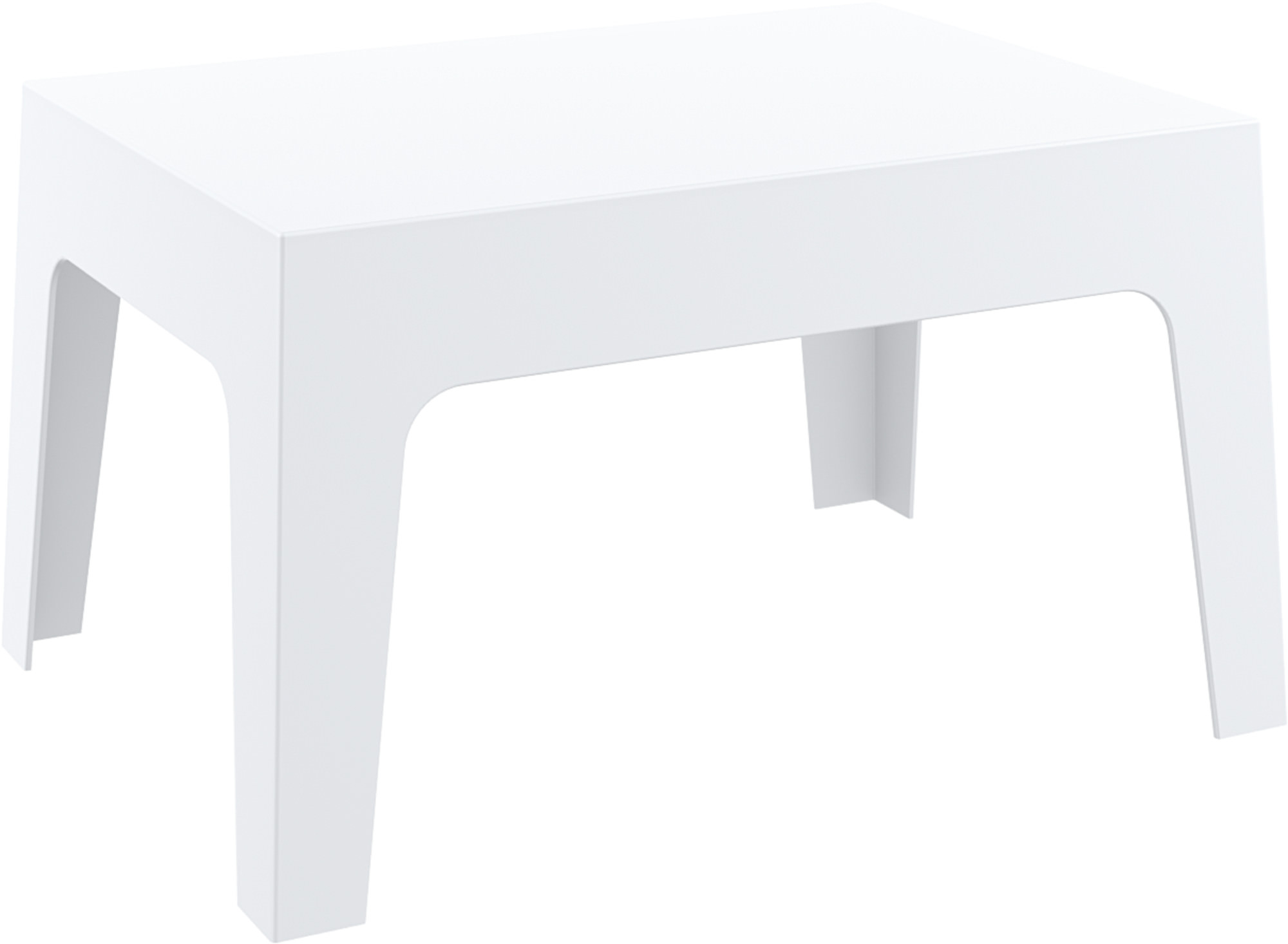 Mesa auxiliar Box 70x50 cm Blanco