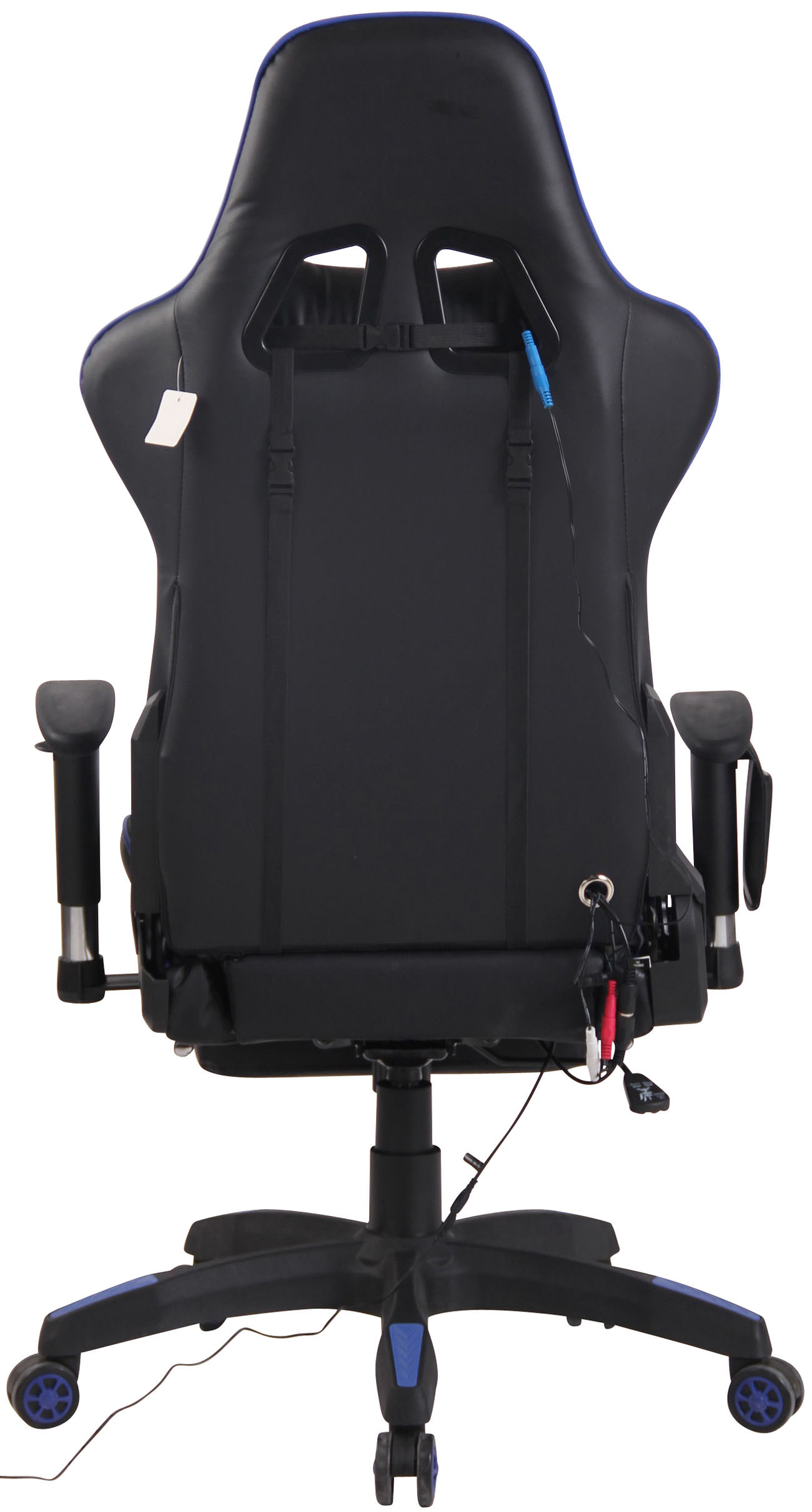 Silla Racing Turbo XFM Masajeante Negro/azul