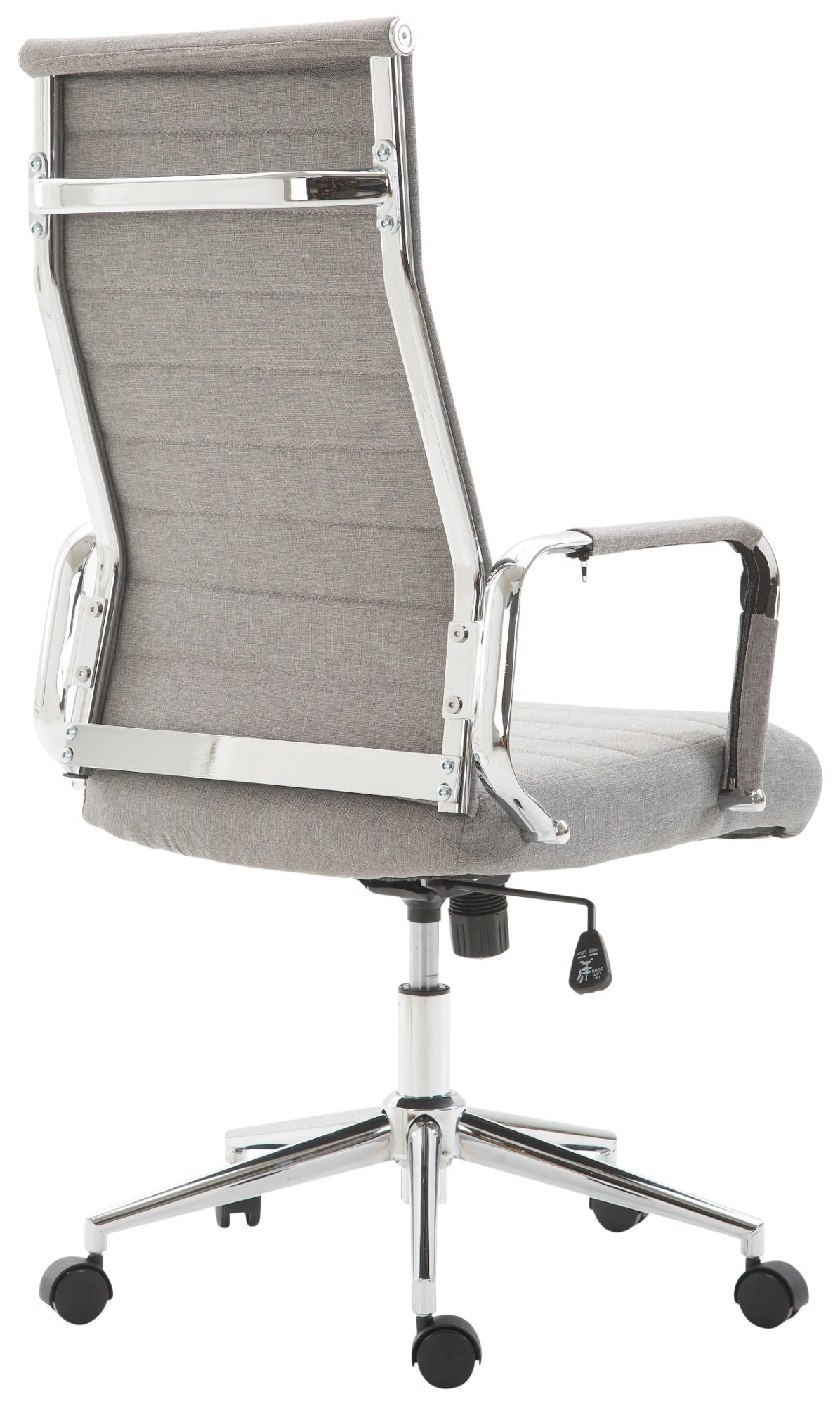 Silla De Oficina Kolumbus En Tela Gris