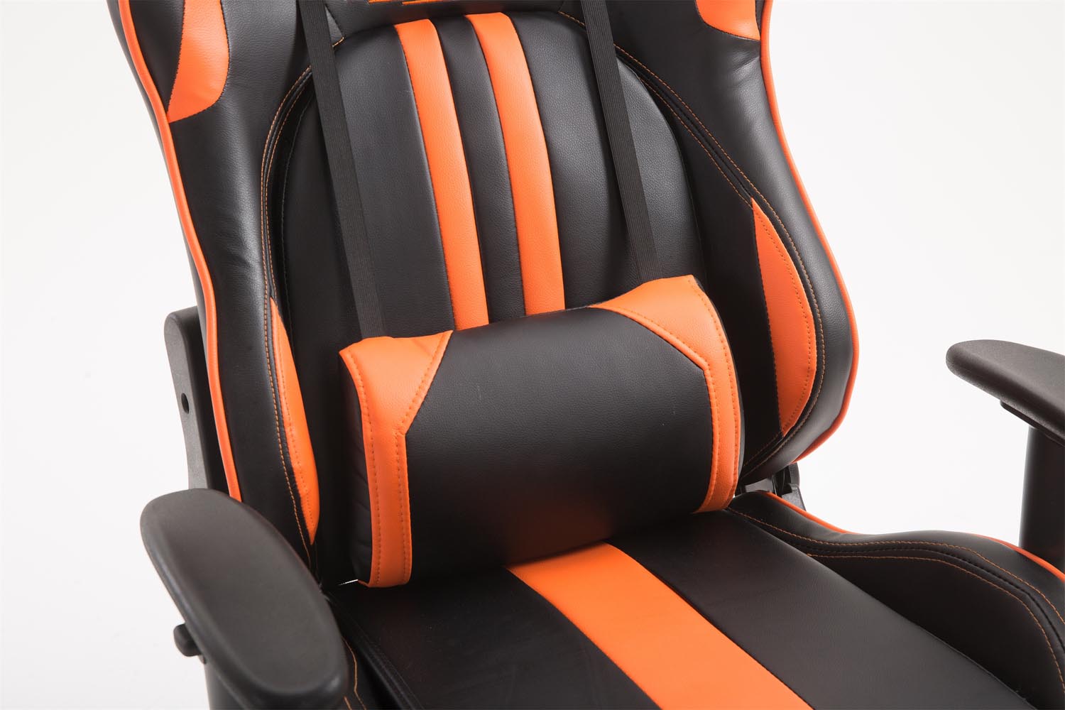 Silla De Oficina Racing Limit XL Con Reposapiés Negro/naranja Con reposapiés