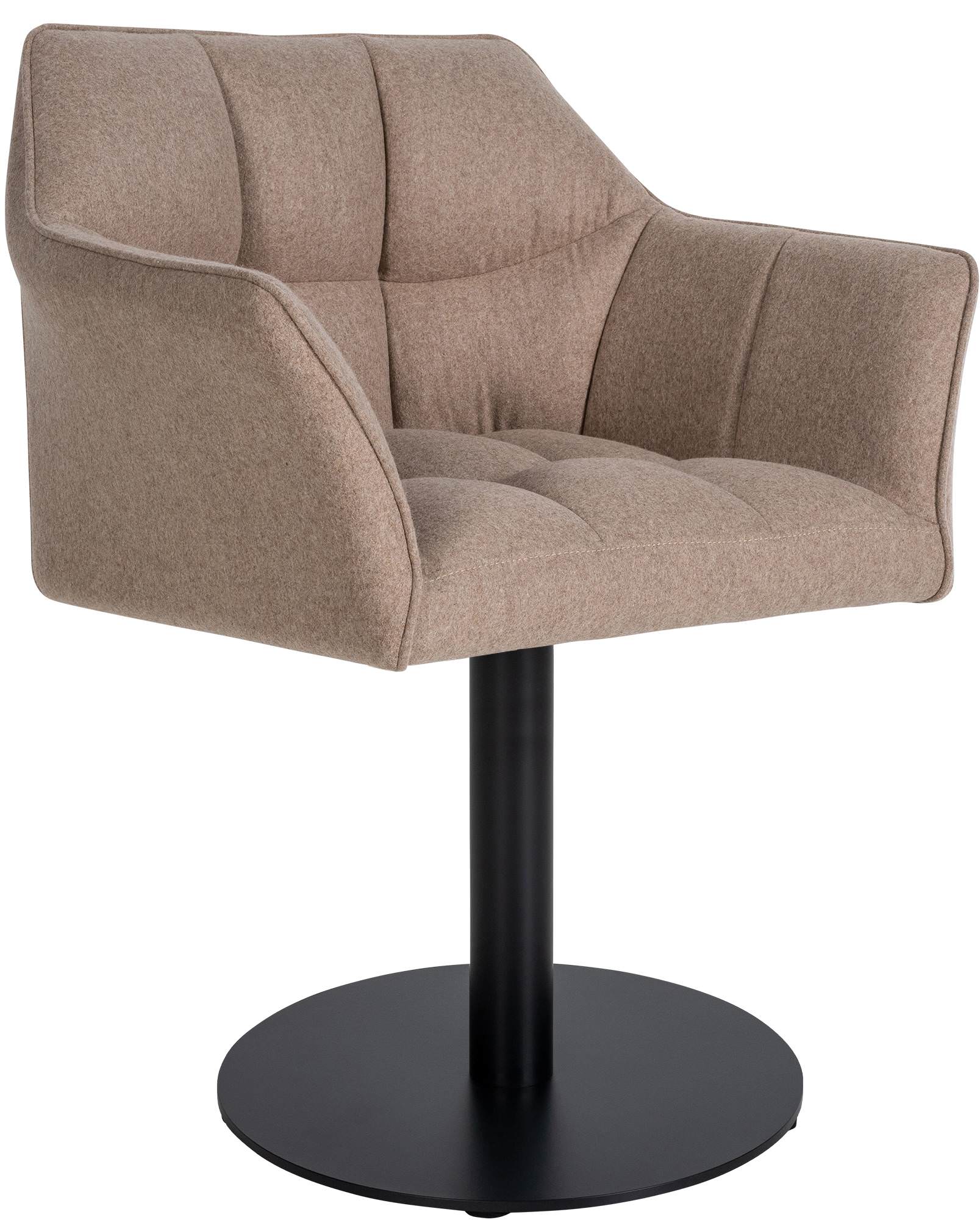 Silla lounge Damaso Gris topo Fieltro