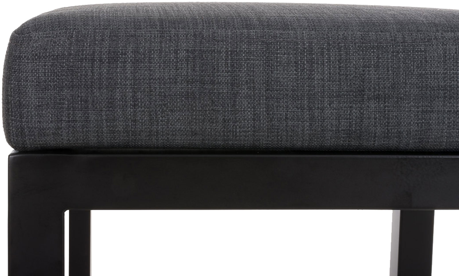 Taburete de bar Taylor con altura de 85 CM Gris oscuro Tela