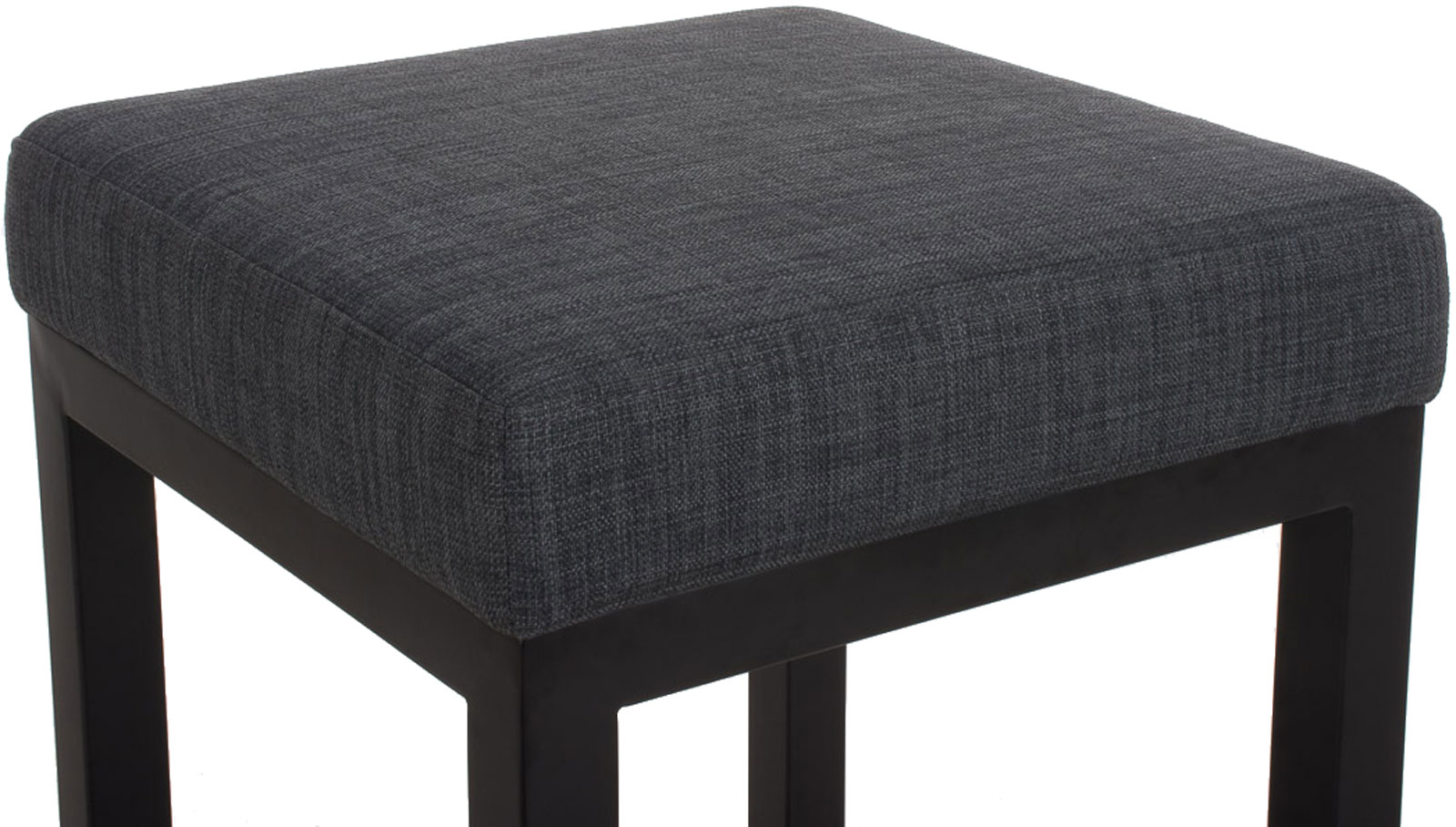 Taburete de bar Taylor con altura de 85 CM Gris oscuro Tela