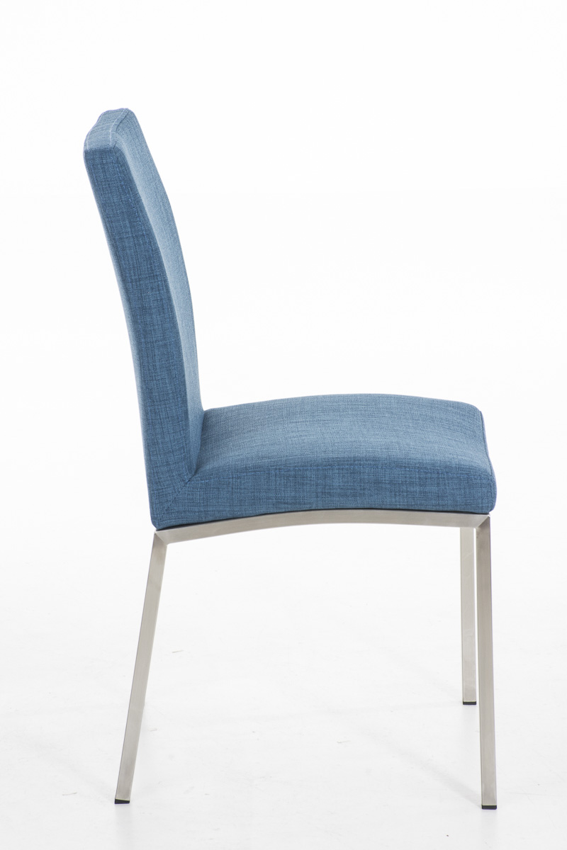 Silla De Comedor Grenoble En Tela Azul