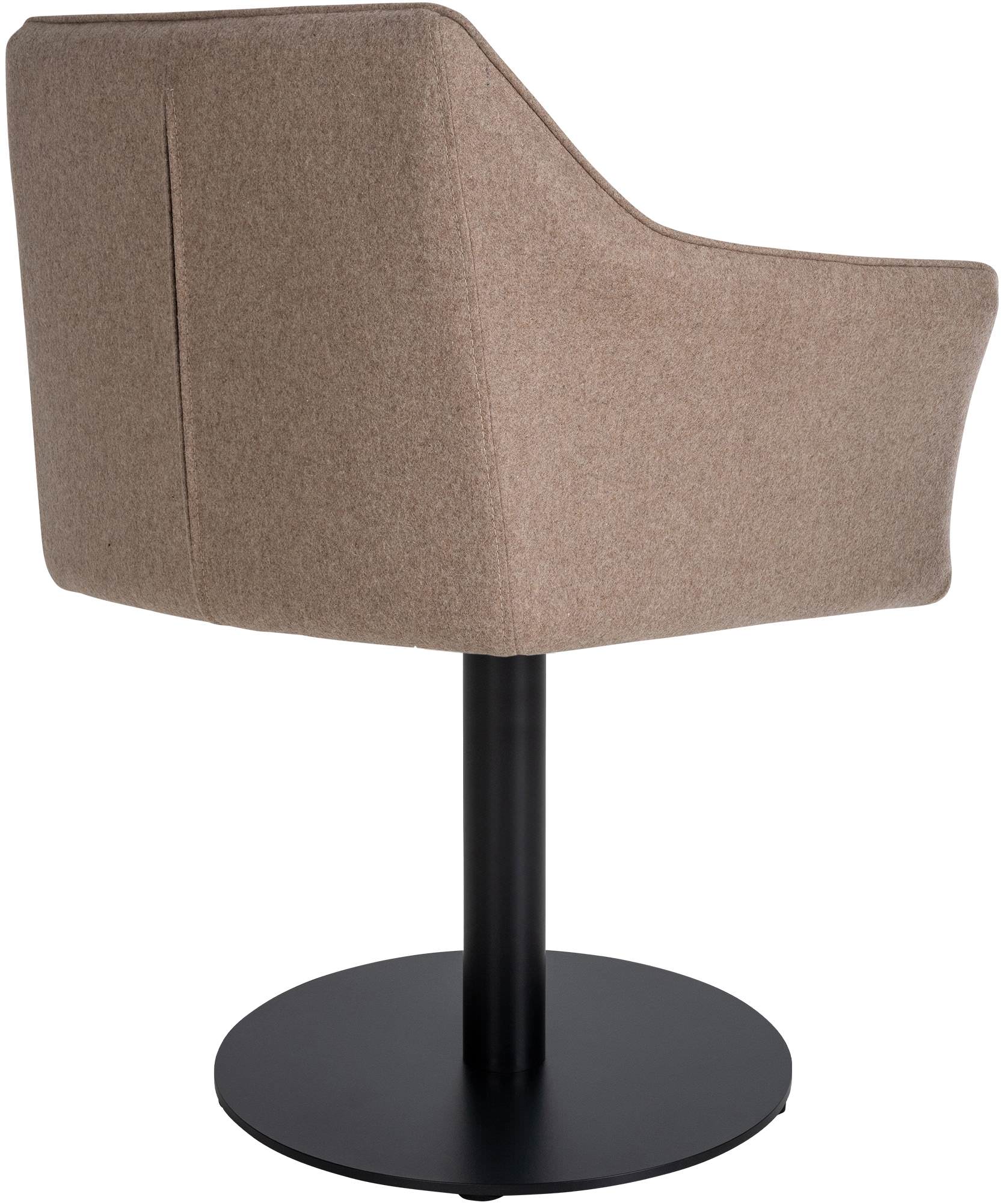 Silla lounge Damaso Gris topo Fieltro